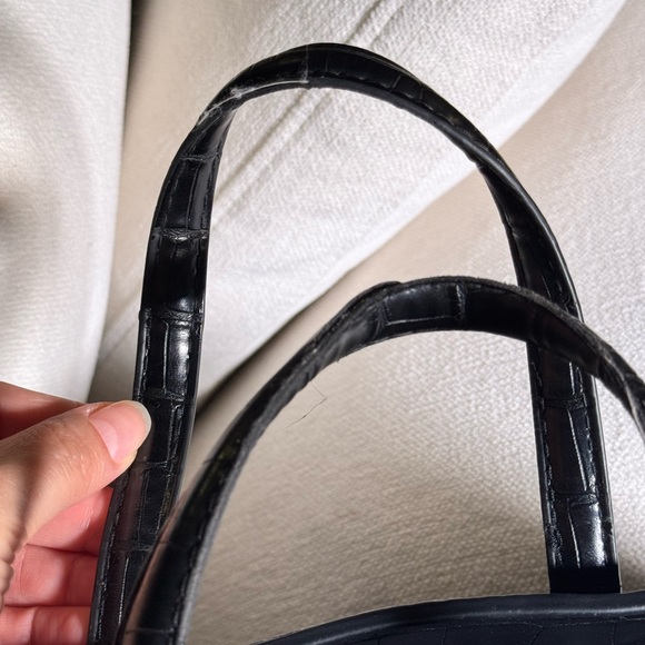 MANGO Black Crocodile-Embossed - Picture 7 of 7